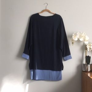 💌💌SOLD💌💌 Silk Color Block Dress